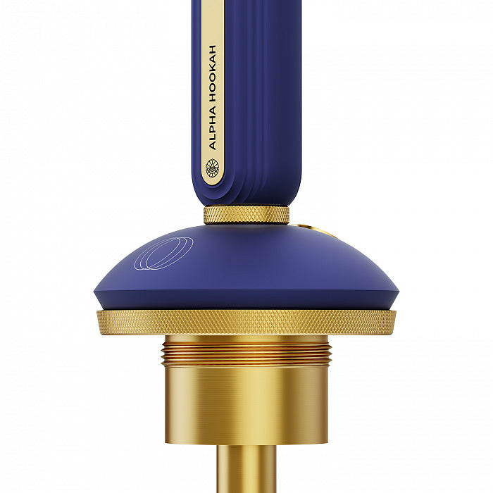 Alpha Hookah Echo Gold Sapphire Blue