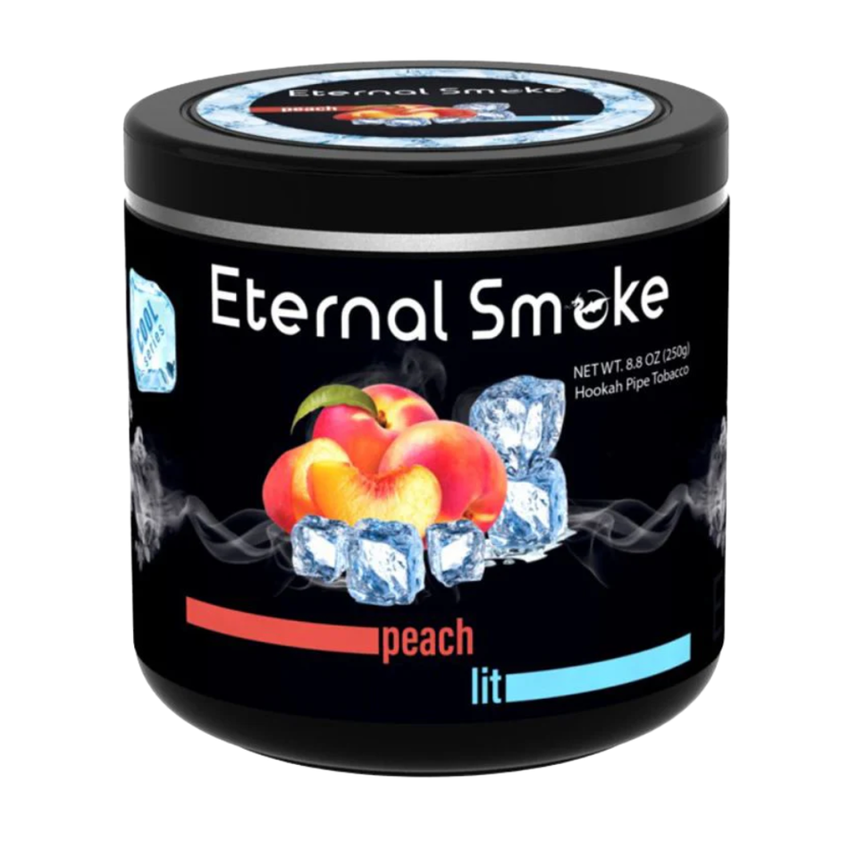 Eternal Smoke Peach Lit Hookah Tobacco 250g