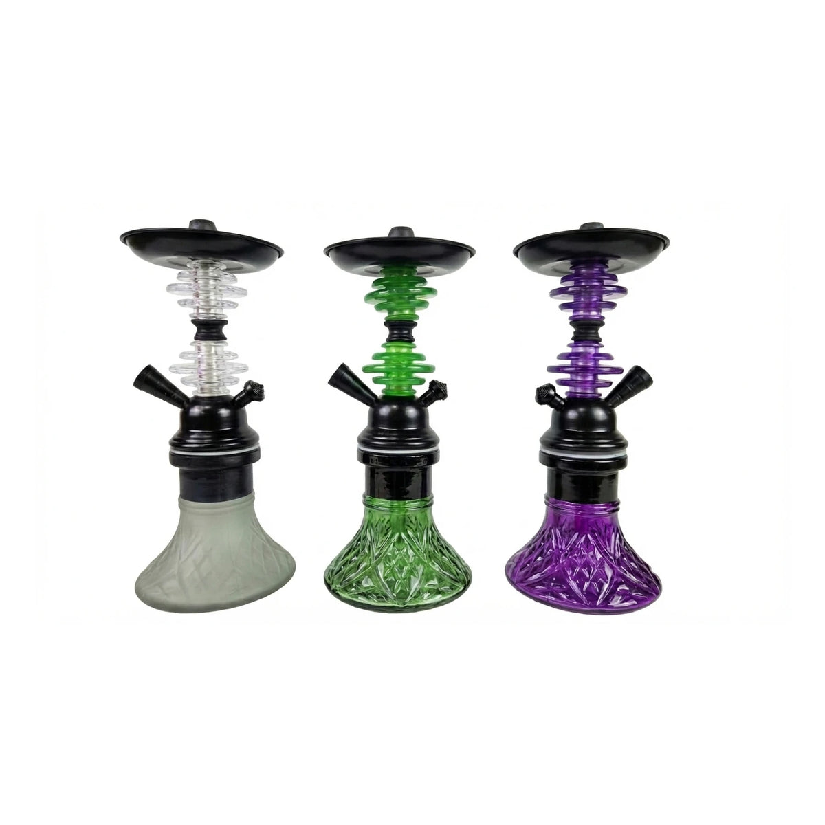 Pumpkin Hookah 9″ One Hose Mix Colors