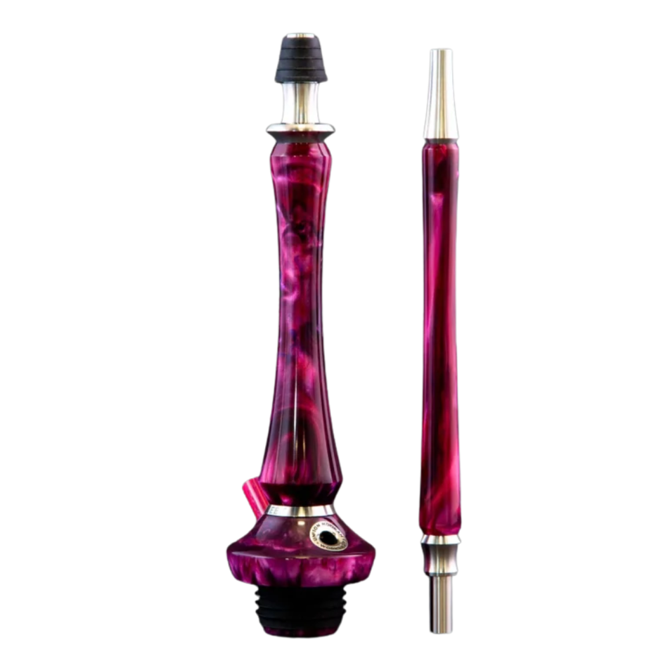 Union Hookah Sleek Acrylic Purple Red Full