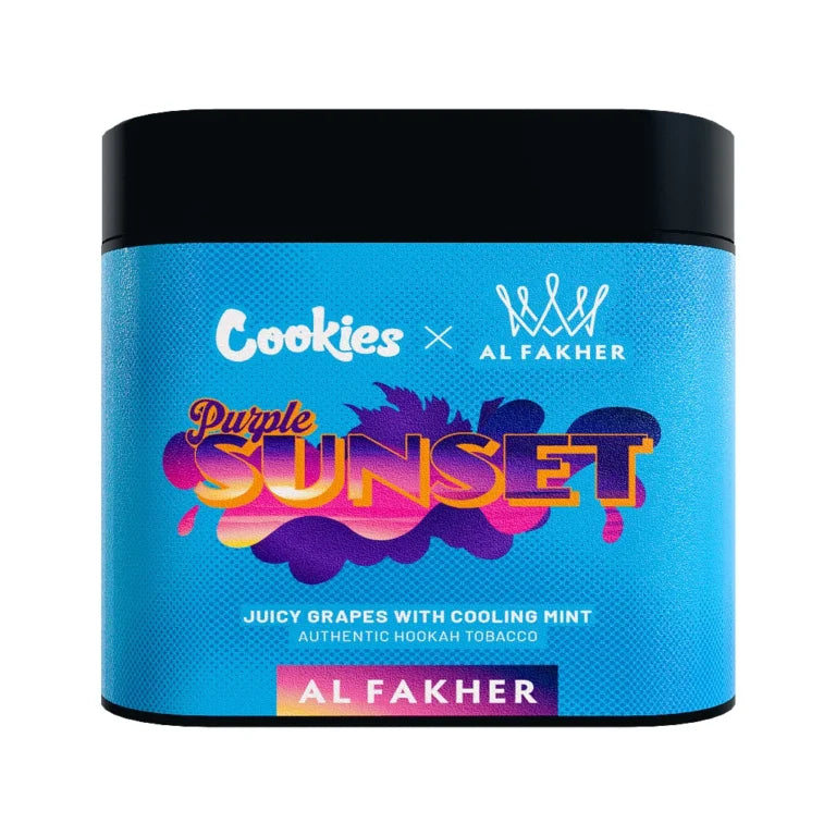 Al Fakher x Cookies Purple Sunset Hookah Tobacco 250gr