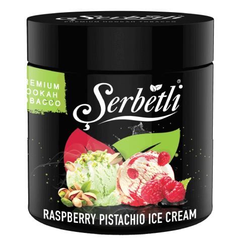 Serbetli Raspberry Pistachio Ice Cream Hookah Tobacco 250gr