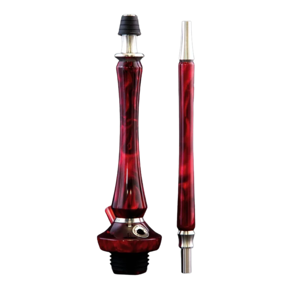 Union Hookah Sleek Acrylic Red Full