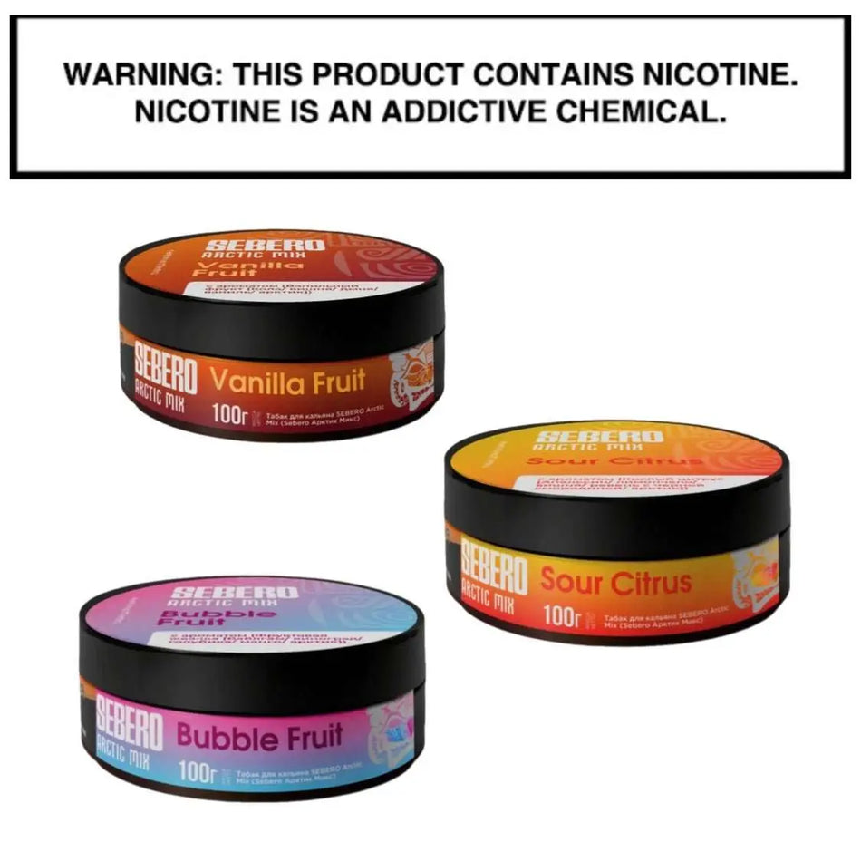 Sebero Tobacco 100g - Arctic Mix - SoBe Hookah