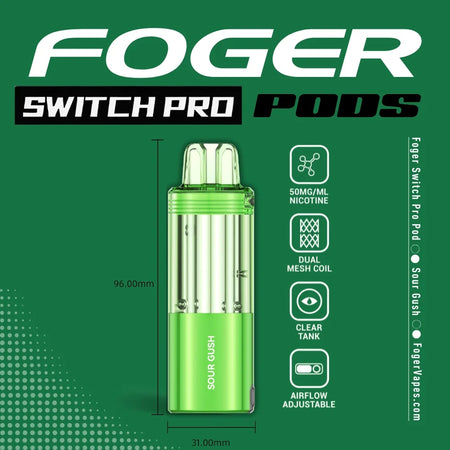 Foger Switch Pro Pod | 30K Puffs – Sour Gush