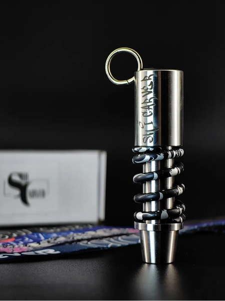 Shi Carver Spring 2.0 Mouthpiece Black Silver