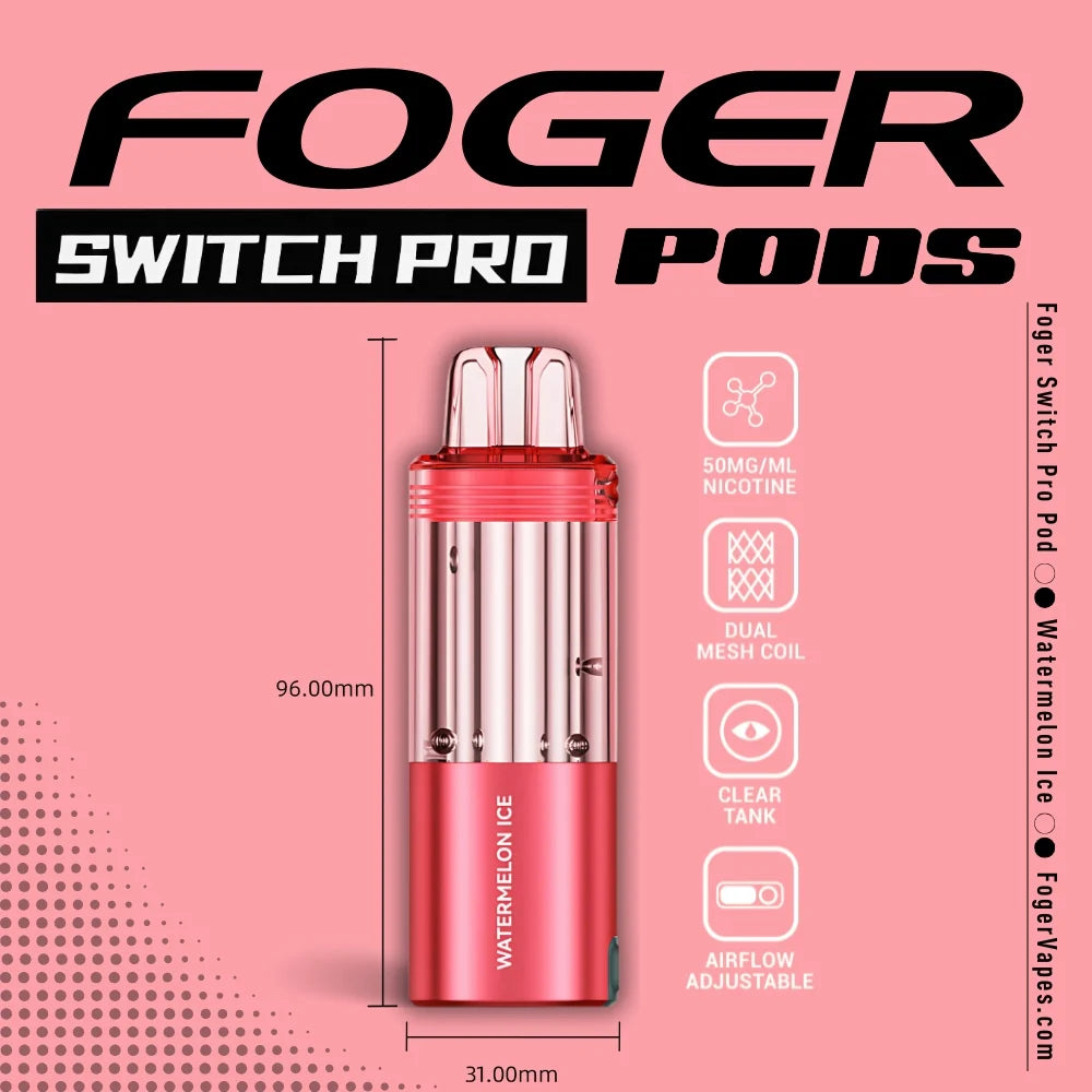 Foger Switch Pro Pod | 30K Puffs – Watermelon Ice