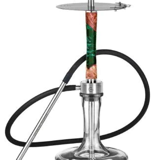 Geometry Hookah Big Bro Stab | Red-Green
