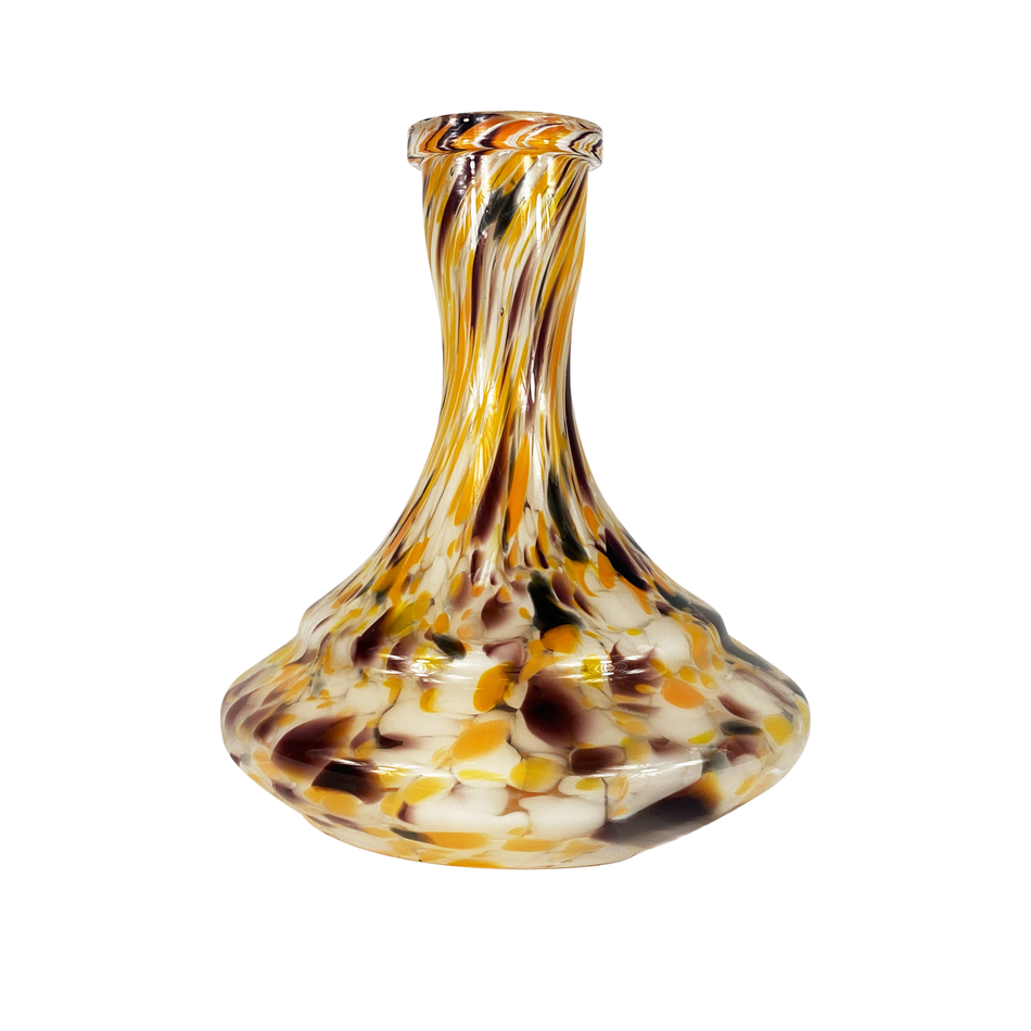 HookahTree N2 White Yellow Purple Base