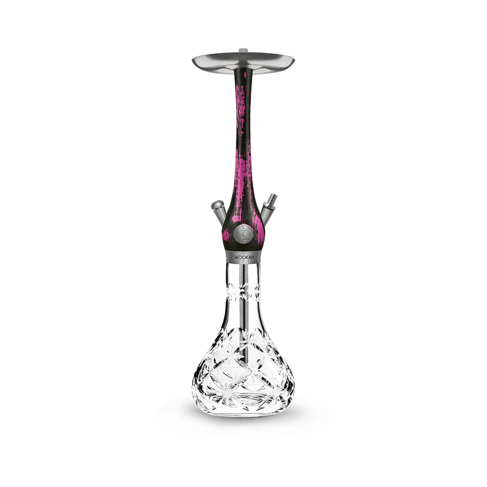 Wookah Black Pink Body & Base Bloom