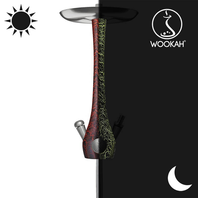 WOOKAH – LUMI RED w/ TERRA Crystal Base