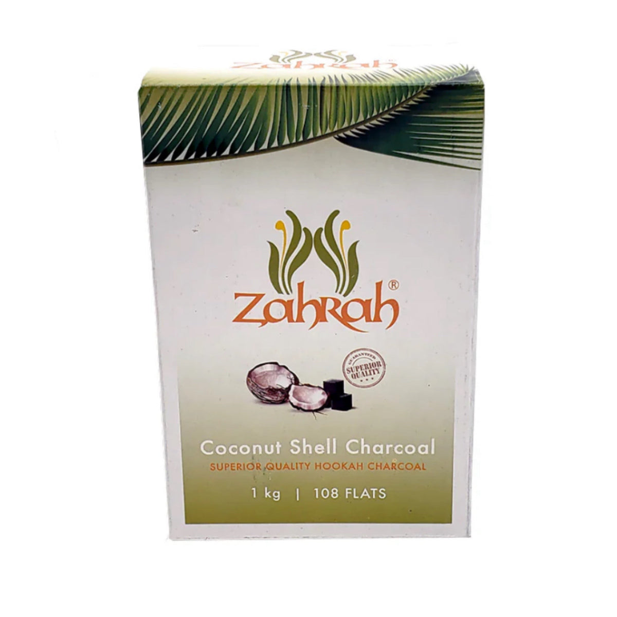 Zahrah Coconut Shell Hookah Charcoal 25mm - SoBe Hookah