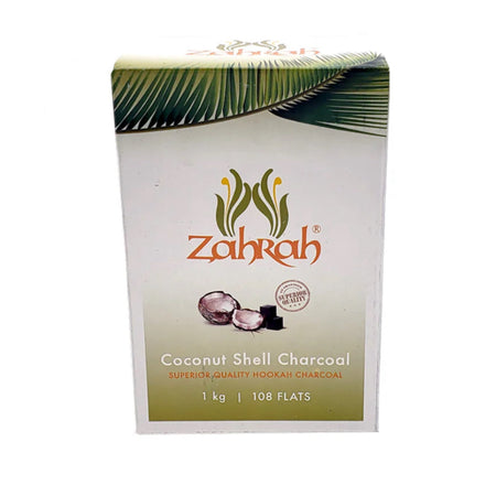 Zahrah Coconut Shell Hookah Charcoal 25mm - SoBe Hookah