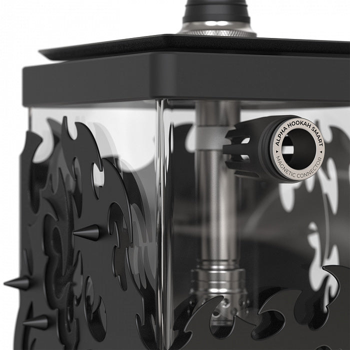 Alpha Hookah Smart Exzo Tribal Black