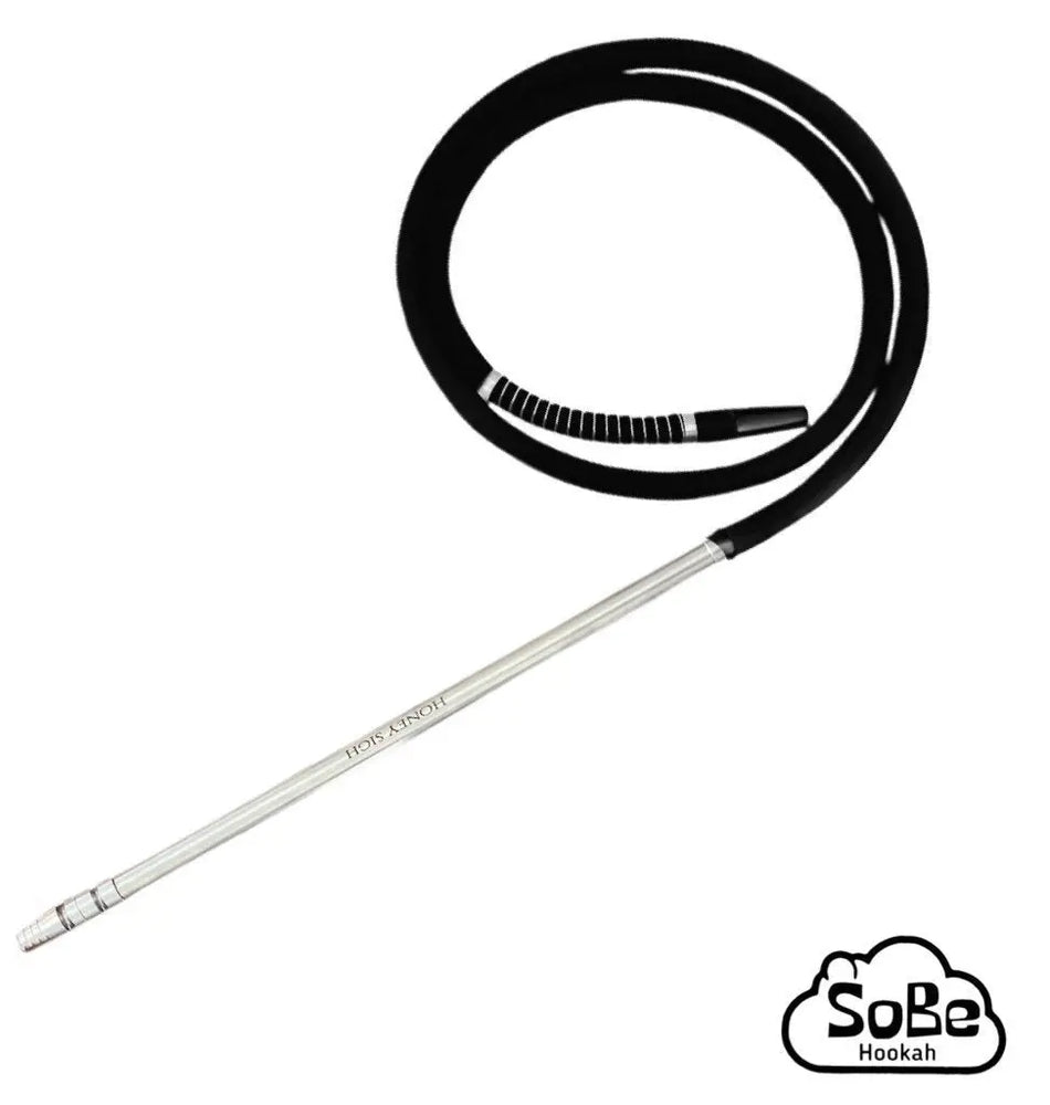 Honey Sigh Stainless Steel Hose Handle Silicone Hose - SoBe Hookah