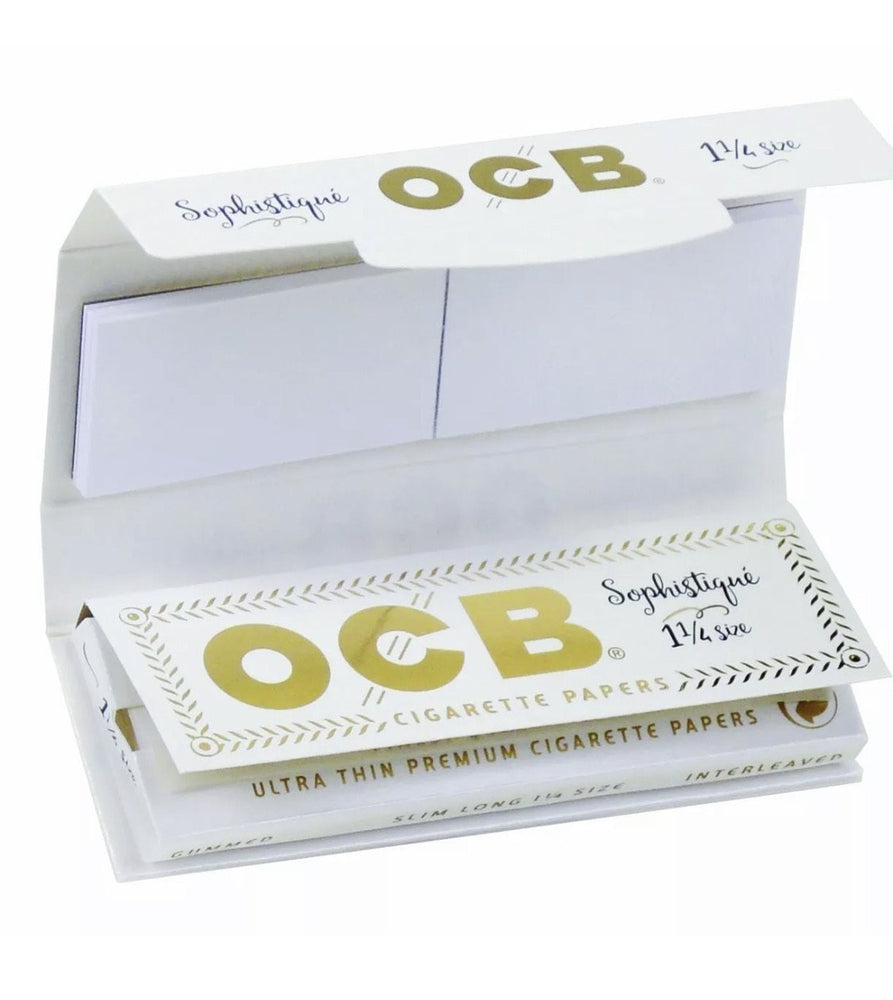 24pc Display - OCB® Sophistique 1-1/4 Rolling Papers & Tips - SoBe Hookah