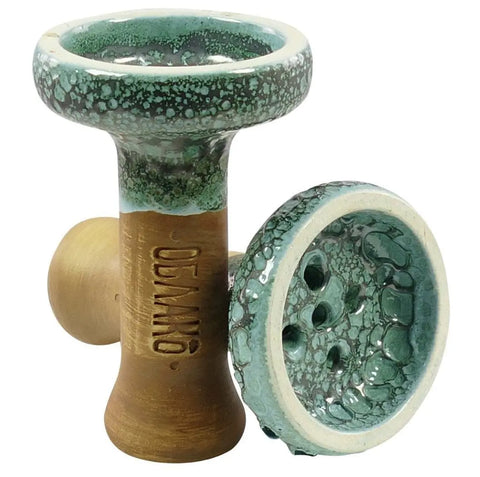 OBLAKO HOOKAH BOWL BLACK GLAZED