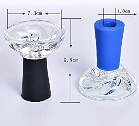 Amira Silicone - Glass Hookah Bowl Phunnel - SoBe Hookah