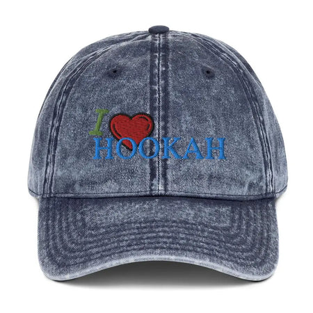 Vintage Cotton Twill Cap I Love Hookah - SoBe Hookah