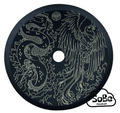 Alpha Hookah Dragon Tray Black