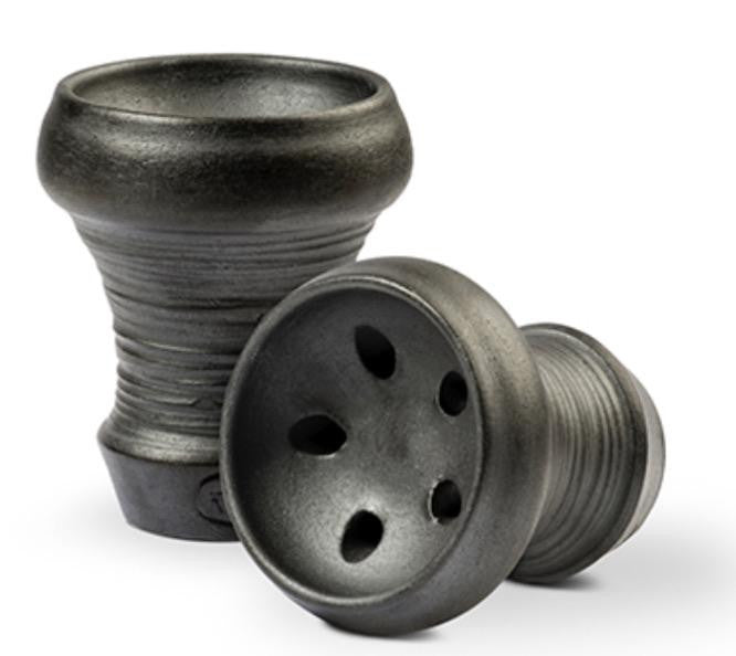 Adalya ATH Turkish Phunnel Hookah Bowl Glazed Black - SoBe Hookah