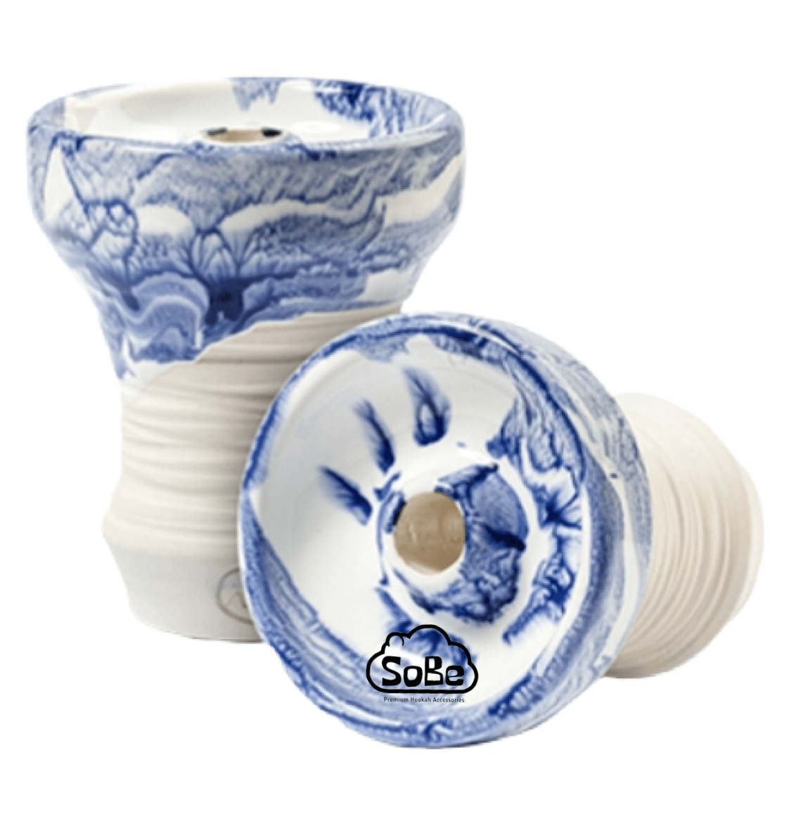 Adalya ATH Turkish Phunnel Hookah Bowl Glazed Blue - SoBe Hookah