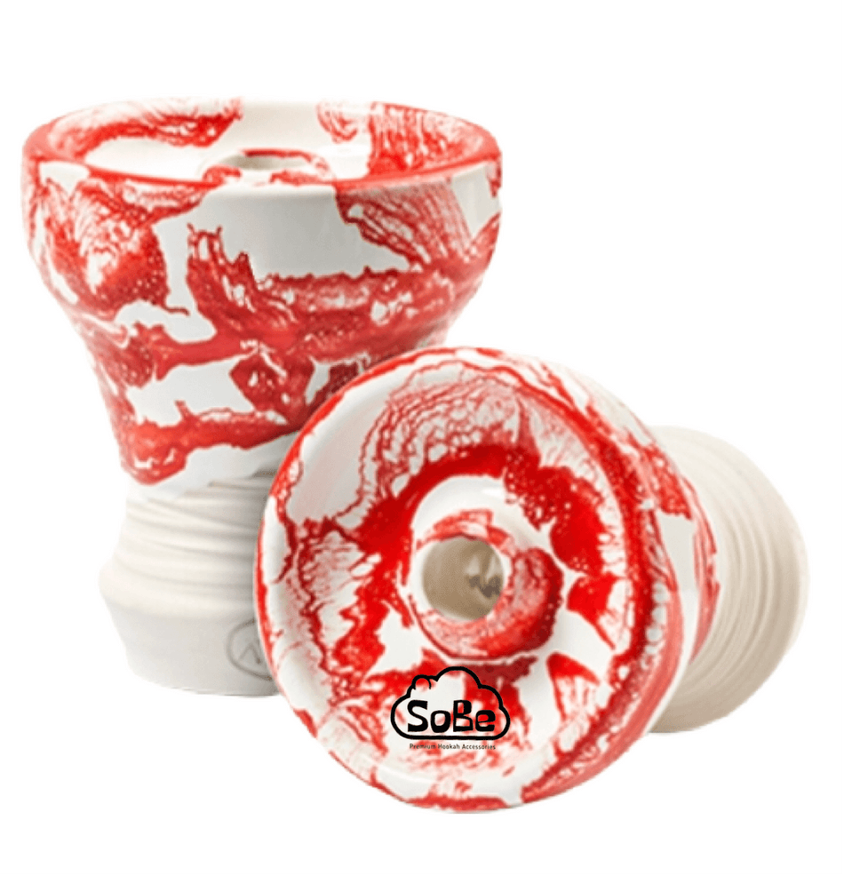 Adalya ATH Turkish Phunnel Hookah Bowl Glazed Red - SoBe Hookah