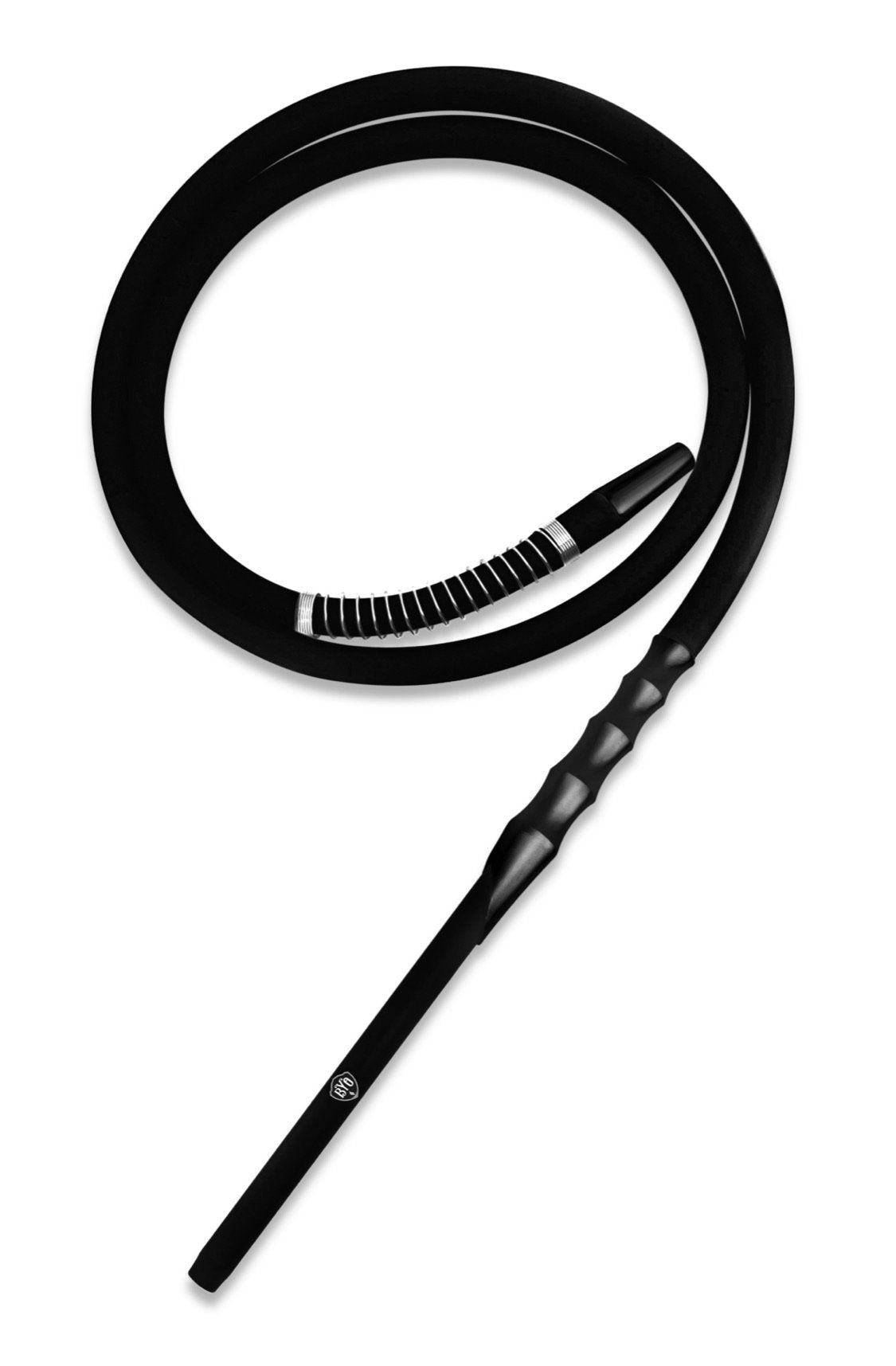 BYO Hookah Silicon Hose Aluminum Handle Black - SoBe Hookah