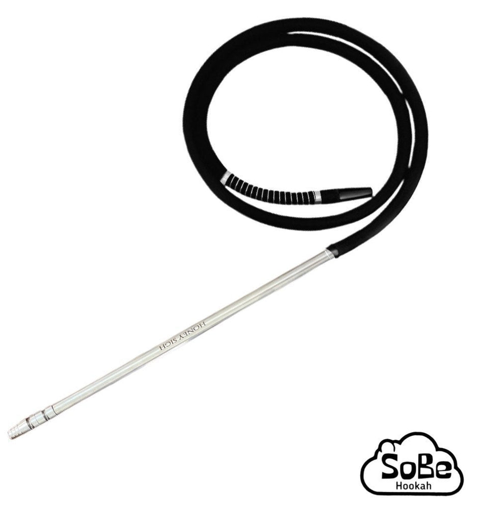 Honey Sigh Stainless Steel Hose Handle Silicone Hose - SoBe Hookah