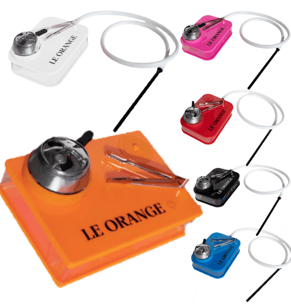 Le Orange Portable Book Hookah Set - SoBe Hookah