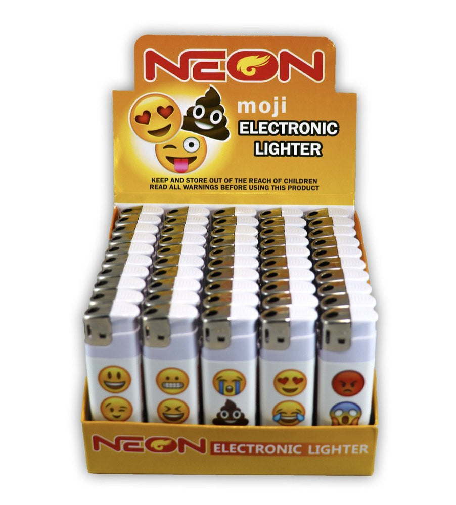 Neon Emoji Lighter Pack 50ct