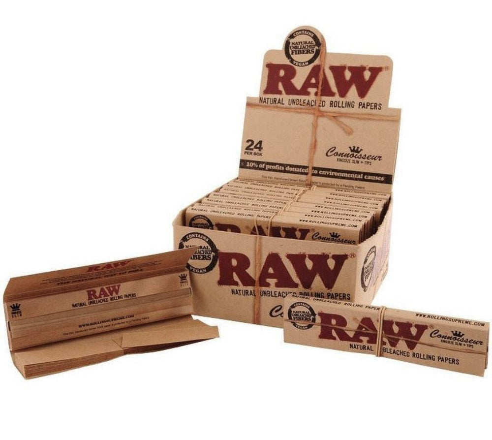RAW CONNOISSEUR KING SIZE SLIM W/ TIPS