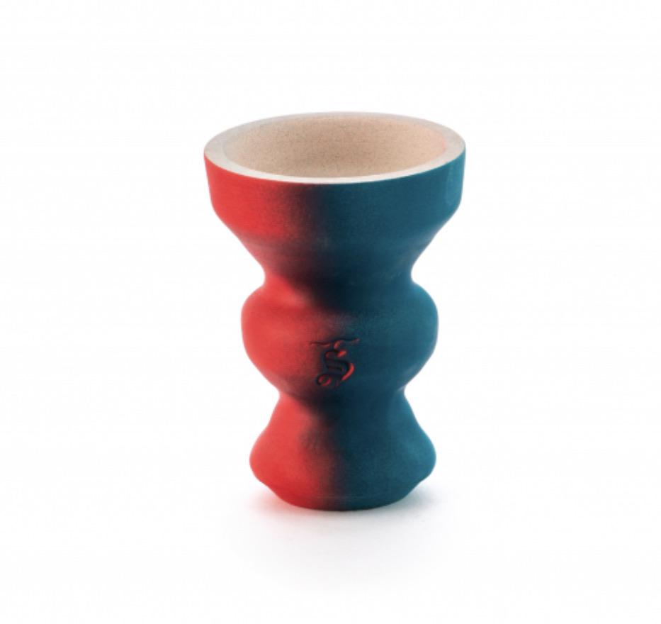 ST Indigo Infinity Killer Red / Blue Classic Hookah Bowl - SoBe Hookah