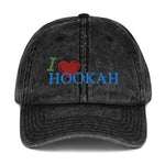Vintage Cotton Twill Cap I Love Hookah